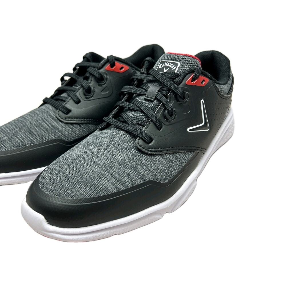 Callaway Coronado V3 SL Men's Size 9.5 Golf Shoes Black/Gray/Red